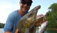 Trophy Brown Trout Fishing with Swimbaits on the White River, Arkansas